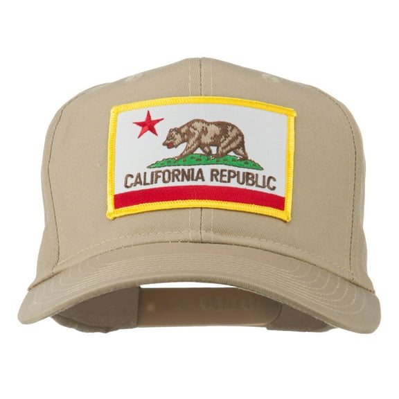 California State High Profile Patch Cap - Khaki OSFM