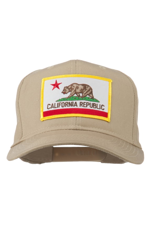 California State High Profile Patch Cap - Khaki OSFM