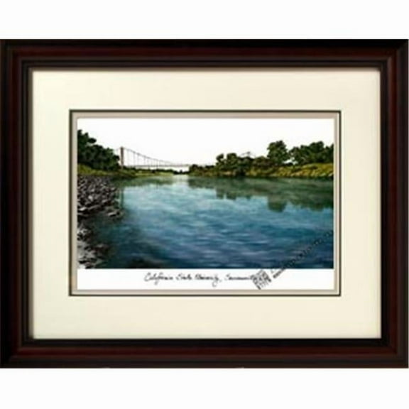 California State Sacramento University Alumnus Framed Lithograph