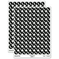 thumbnail image 1 of California State Silhouette 200+ Round Stickers - Black - Matte Finish - 0.50" Size, 1 of 3