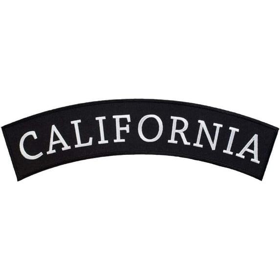 California State Top Rocker Patch, Large Size