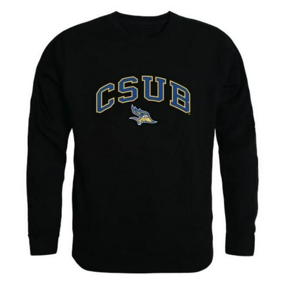 California State University Bakersfield Roadrunners Campus Crewneck Sweatshirt, Black - 2XL