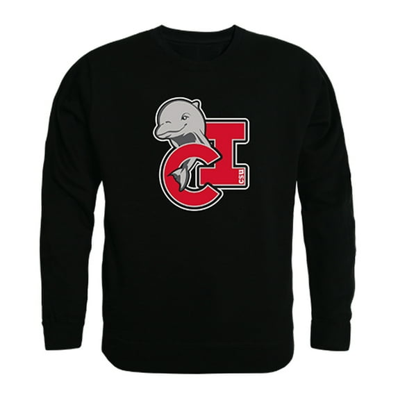 California State University Channel Islands Dolphins College Crewneck Sweatshirt - Black, Medium