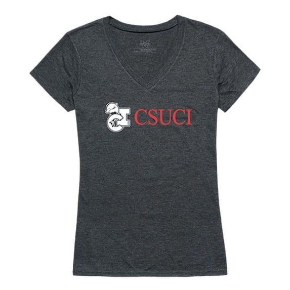 California State University Channel Islands Women Institutional T-Shirt, Heather Charcoal - Large