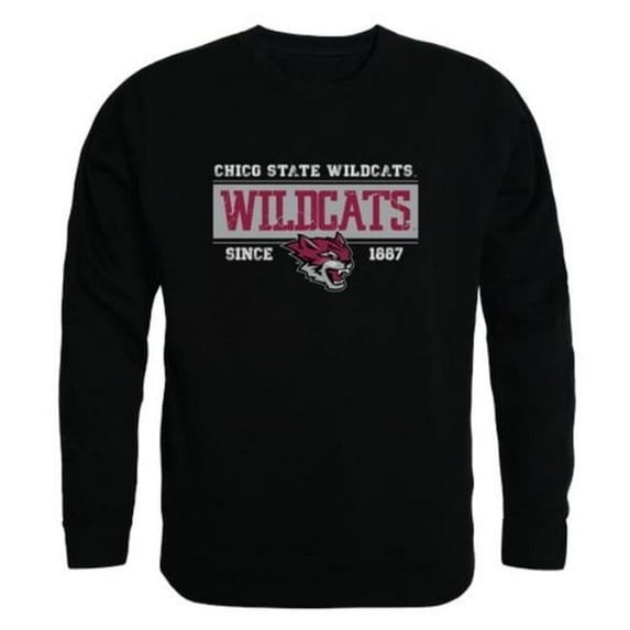 California State University Chico Campus Crewneck Sweatshirt, Black - Medium