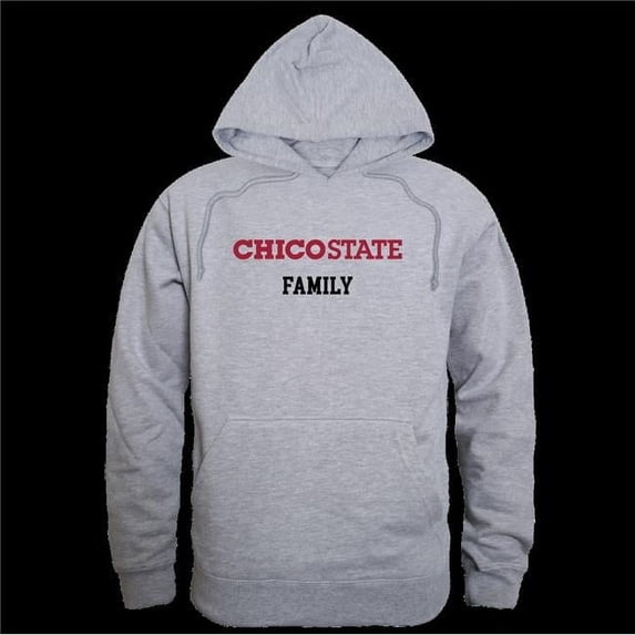 California State University Chico Wildcats Family Hoodie, Heather Grey - Small