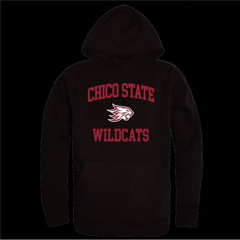 California State University Chico Wildcats Seal Hoodie, Black