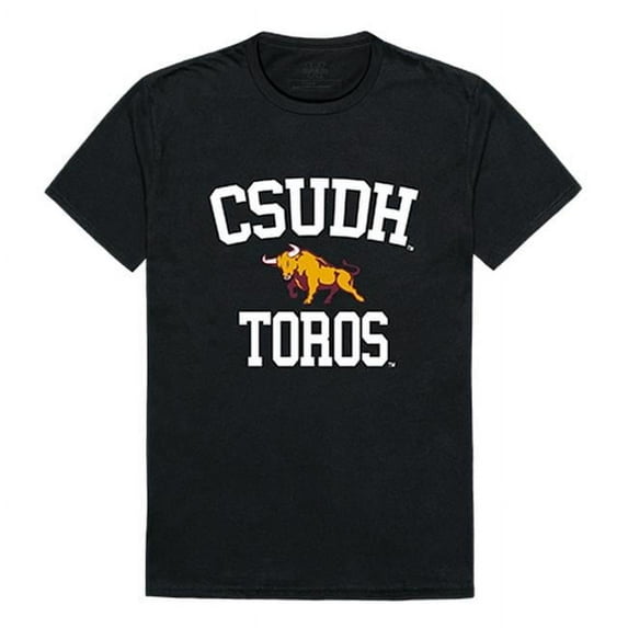 California State University, Dominguez Hills Arch T-Shirt, Black & White - 2XL