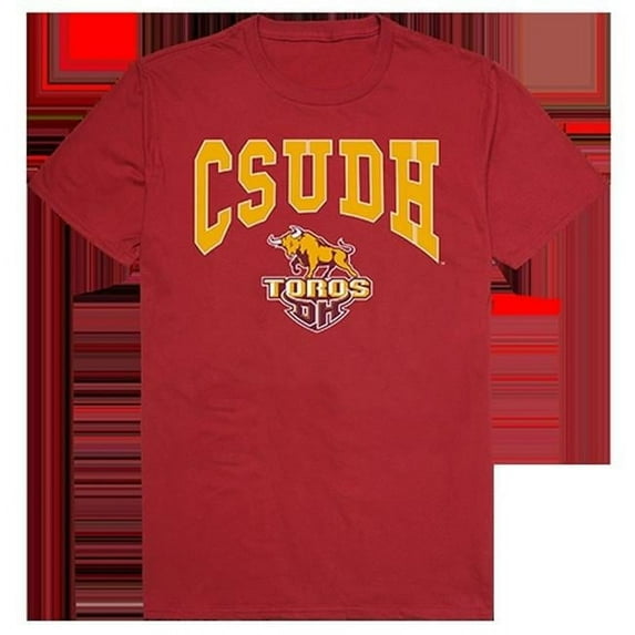 California State University Dominguez Hills Athletic Tee for Men - Cardinal - Large