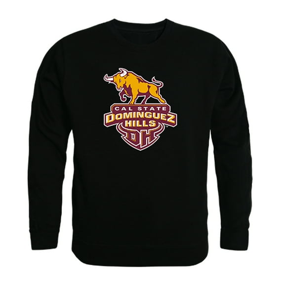 W Republic Products 508-175-BLK-03 College Crewneck, California State University Dominguez Hills, Black - Large