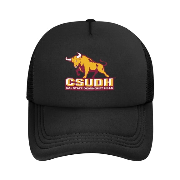 California State University-Dominguez Hills Solid Color Lightweight Adult Mesh Baseball Cap