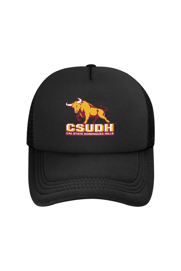 California State University-Dominguez Hills Solid Color Lightweight Adult Mesh Baseball Cap