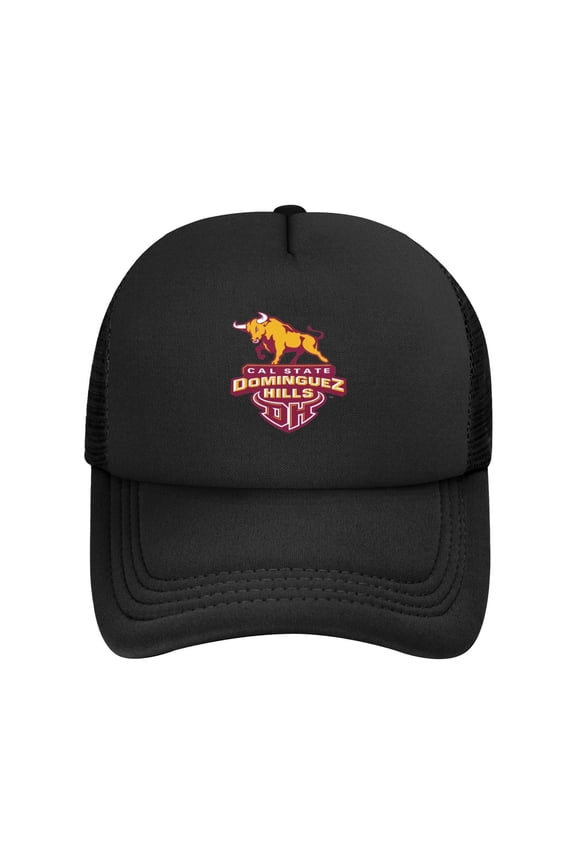 California State University-Dominguez Hills Solid Color Lightweight Adult Mesh Baseball Cap