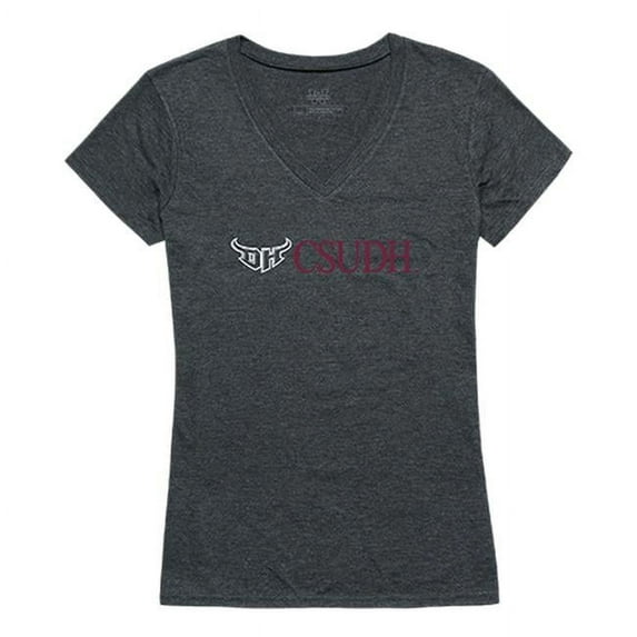 California State University Dominguez Hills Women Institutional T-Shirt, Heather Charcoal - 2XL