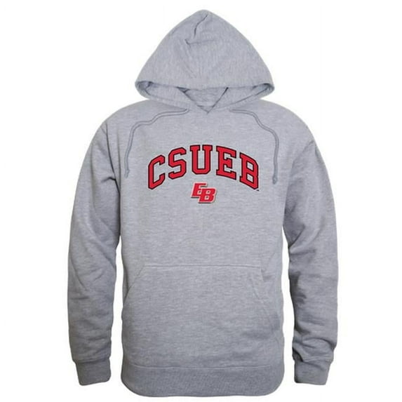 California State University, East Bay Campus Hoodie, Heather Grey - Medium