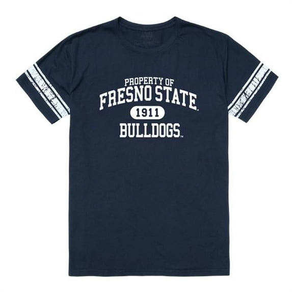 California State University, Fresno Men Property T-Shirt, Navy - Extra Large