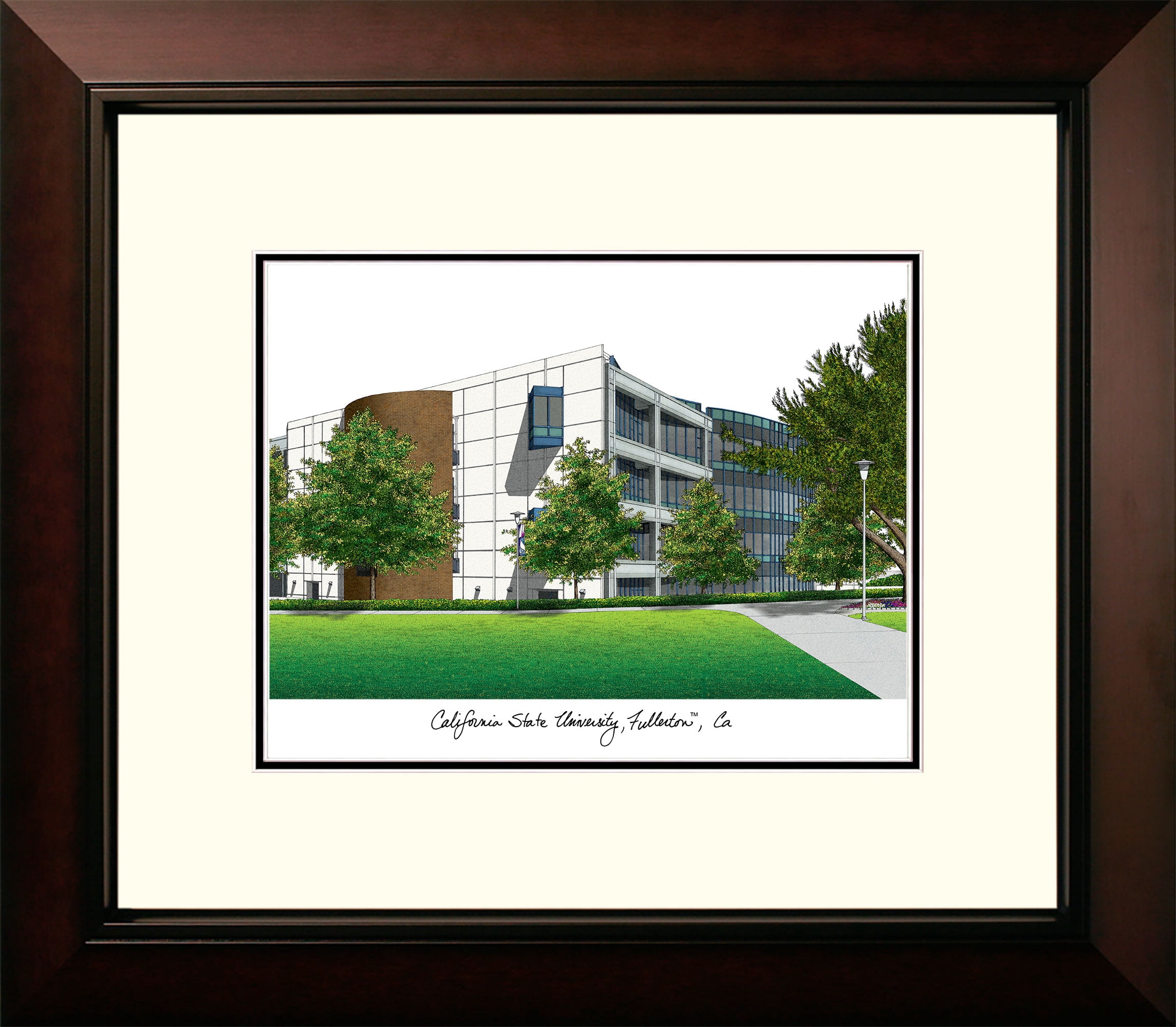 California State University, Fullerton Legacy Alumnus Framed Lithograph