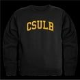 thumbnail image 1 of California State University Long Beach Beach Arch Crewneck Sweatshirt, Black - Extra Large, 1 of 1