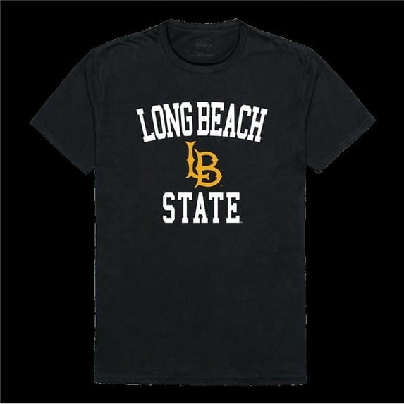 California State University Long Beach Beach Arch T-Shirt, Black - Small