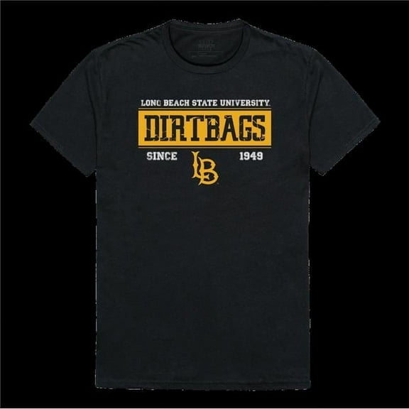 California State University Long Beach Beach College Established T-Shirt, Black - Small