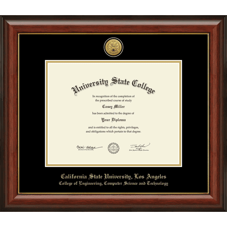 California State University Los Angeles College of Engineering, Computer Science and Technology Diploma Frame, Document Size 11" x 8.5"