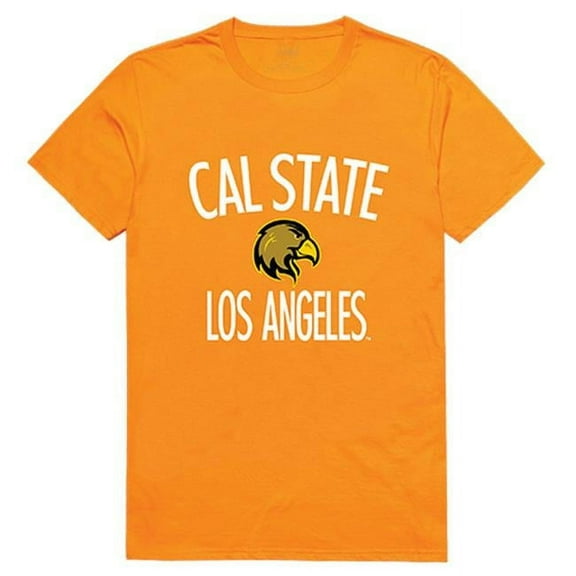 California State University, Los Angeles Men Arch T-Shirt, Gold - Small