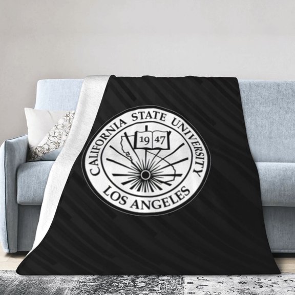 California State University-Los Angeles Ultra-Soft Micro Fleece Blanket Multi-Size Flannel Blanket