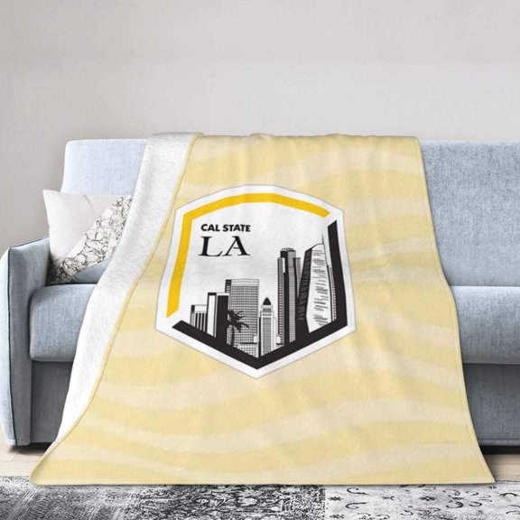 California State University-Los Angeles Ultra-Soft Micro Fleece Blanket Multi-Size Flannel Blanket
