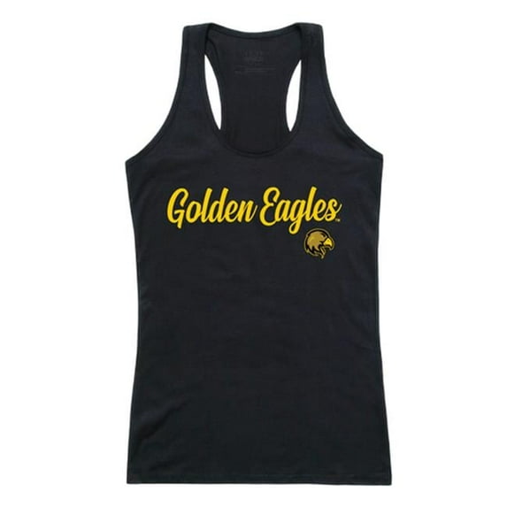 California State University, Los Angeles Womens Script Tank Top - Black, Large