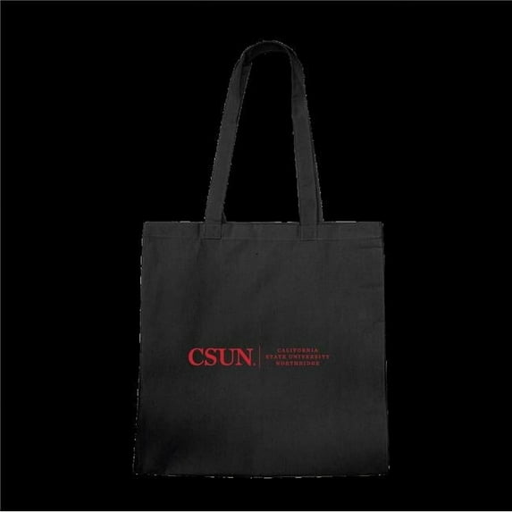 California State University, Northridge Matadors Institutional Tote Bag, Black - One Size
