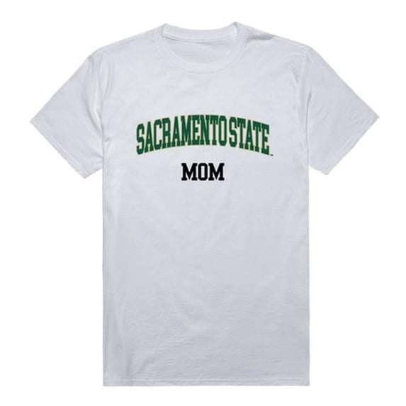 California State University, Sacramento College Mom T-Shirt, White - 2XL