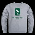 thumbnail image 1 of California State University, Sacramento Hornets Seal Crewneck Sweatshirt, Heather Grey - Medium, 1 of 1