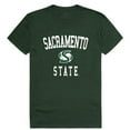 thumbnail image 1 of California State University, Sacramento Men Arch T-Shirt, Forest White - Extra Large, 1 of 1