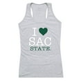 thumbnail image 1 of California State University, Sacramento Women Love Tank Top, Heather Grey - Medium, 1 of 1