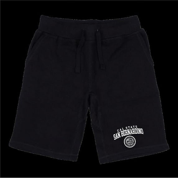 California State University, San Bernardino Coyotes Seal Shorts, Black - Extra Large