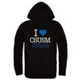 thumbnail image 1 of California State University San Marcos Cougars I Love Hoodie, Black - Small, 1 of 1