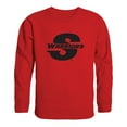 thumbnail image 1 of California State University, Stanislaus College Crewneck Sweatshirt - Red, Small, 1 of 2