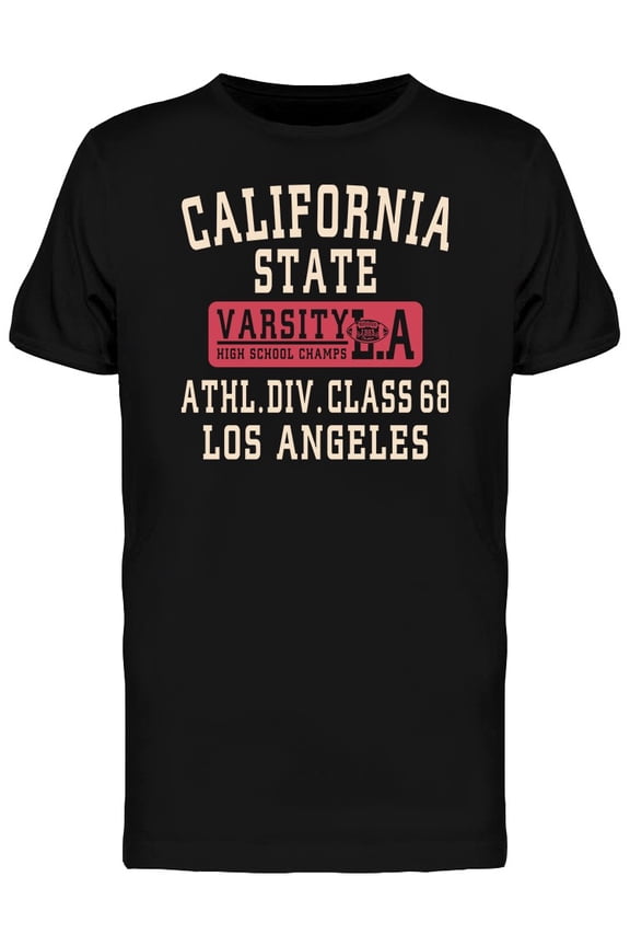 California State Varsity T-Shirt Men -Image by Shutterstock, Male Medium