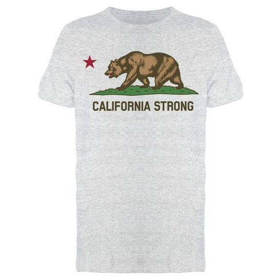 California Strong Bear Star Men's T-shirt