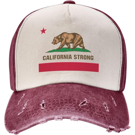 California Strong Hat California Strong Los Angeles Strong Wildfire 2025 Washed Vintage Baseball Caps