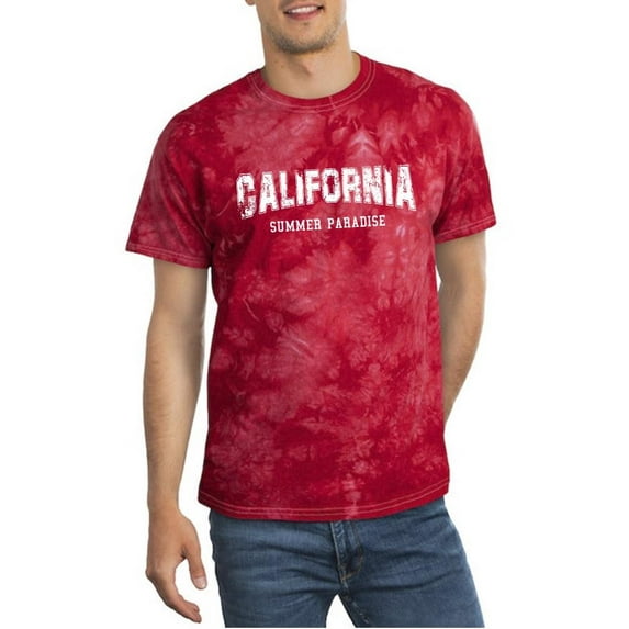 California Summer Paradise Tie Dye Crystal Men -Image by Shutterstock, Male x-Large
