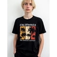 thumbnail image 1 of California Summer Vibes Tee mens t-shirts black limited edition summer t shirts For summer Fall Casual Unisex Shirt Short Sleeve tshirts, 1 of 7