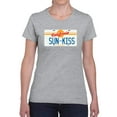 thumbnail image 1 of California Sun-Kiss T-Shirt Women -Image by Shutterstock, Female 3X-Large, 1 of 4