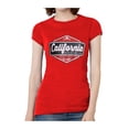 thumbnail image 1 of California Sun Surf Fun Womens Short-Sleeve T-Shirt - Red - Medium, 1 of 1