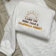 thumbnail image 1 of California Sunset Music Embroidered Sweatshirt, 1 of 2