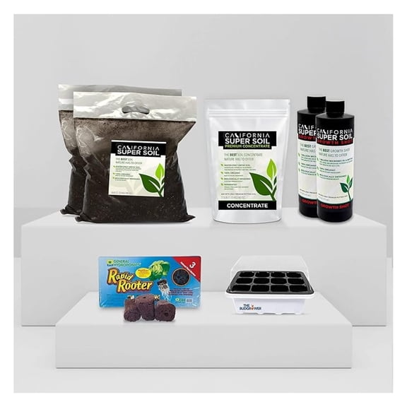 California Super Soil | Organic Grow Soil | 5lb Concentrate for 30 Gallons | Hydroponic Nutrients & Grow Supplies | Indoor Plant Soil Mix