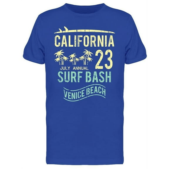 California, Surf Bash T-Shirt Men -Image by Shutterstock, Male Large