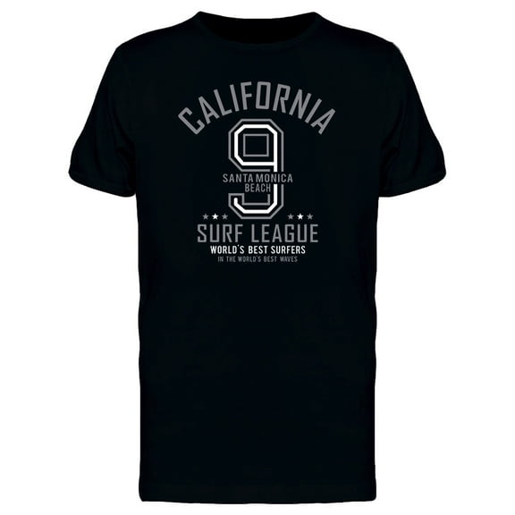 California Surf League T-Shirt Men -Image by Shutterstock, Male Large