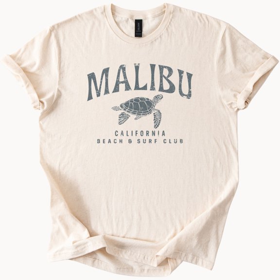 California Surf Turtle California Surf Club Beach Wildlife Nature Animal T-Shirt