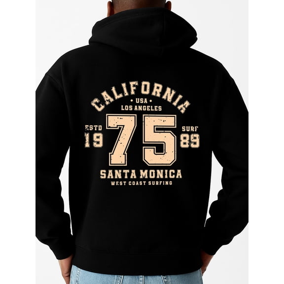 California Surf hoodies & sweatshirt men's sweater hoodie black Perfect for Fall & Winter Solid Color Design Long Sleeve Casual Hooded Sweatshirt christian Classic Unisex hoodie